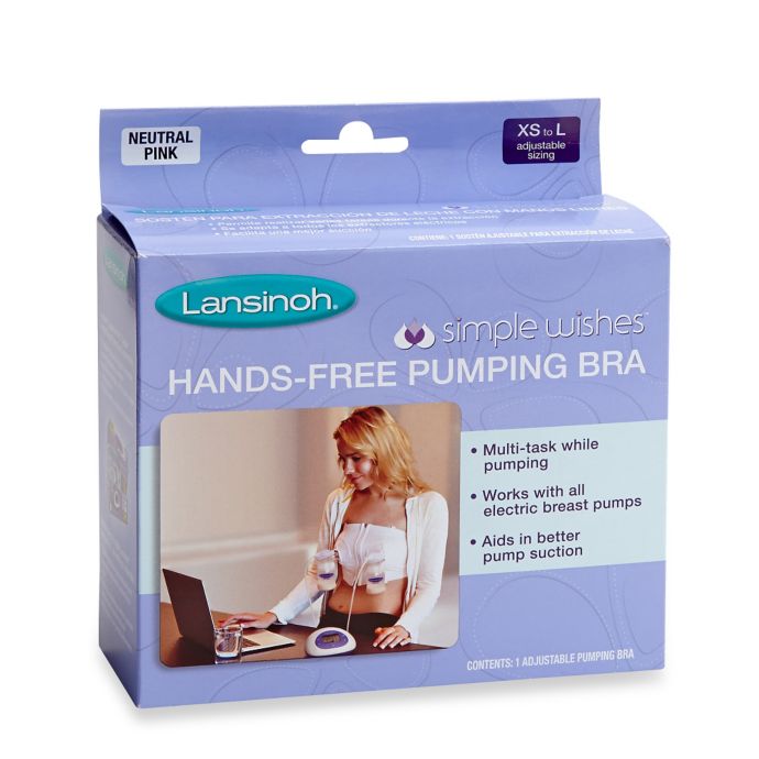 Lansinoh Simple Wishes Size Large Plus Hands Free Pumping Bra Buybuy Baby