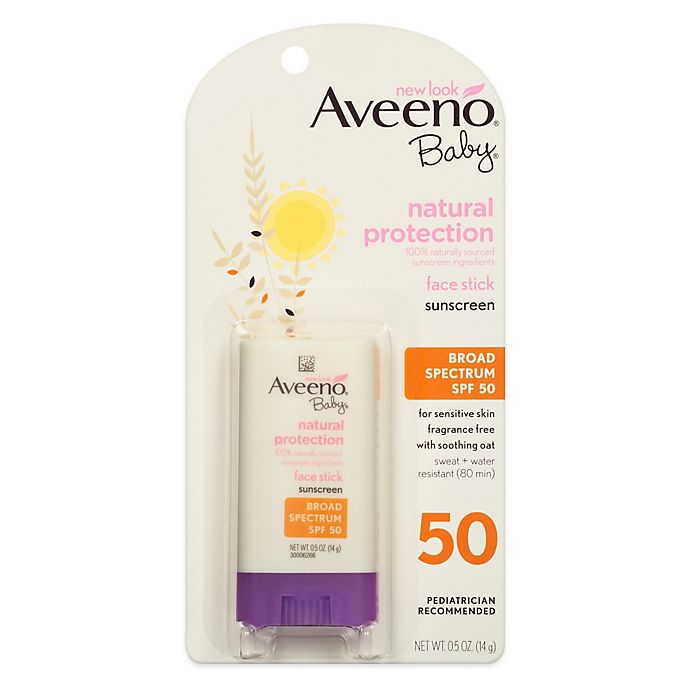 Aveeno® Baby® Natural Protection SPF 50 Face Stick Sunscreen