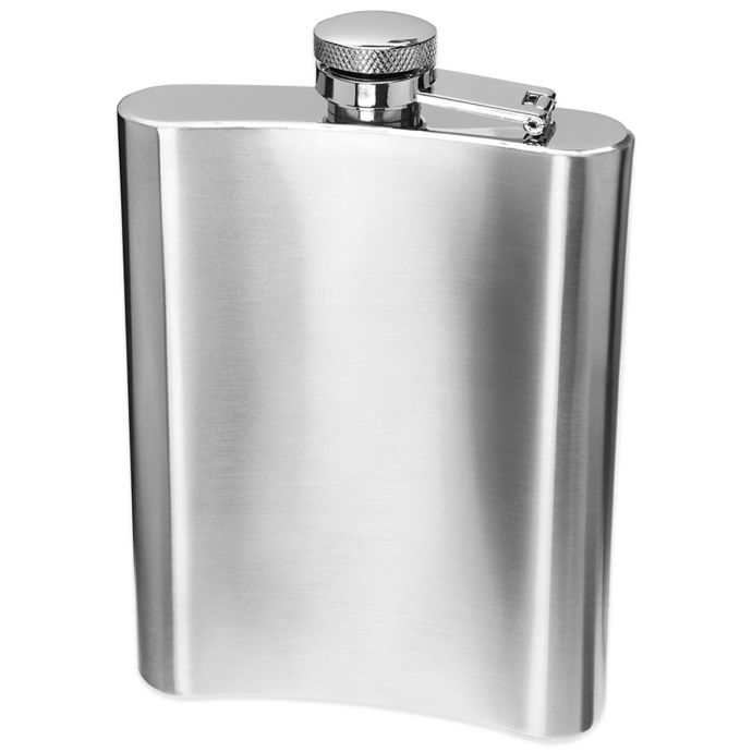 Top Shelf Flasks Stainless Steel Hip Flask Funnels Set of 6 