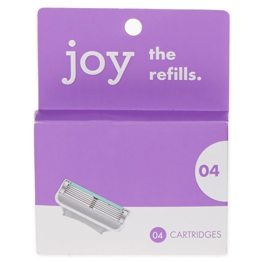 Joy 4 Pack 5 Blade Razor Blade Refill Cartridges Bed Bath Beyond
