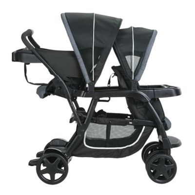 graco double stroller click connect
