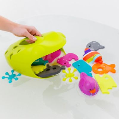 boon frog bath toy holder