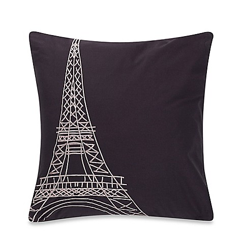 Anthologyu0026trade; Paris Eiffel Tower Square Throw Pillow