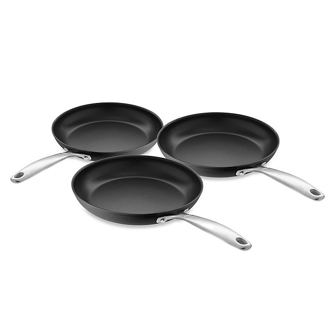 24cm Non Stick Aluminium Frying Pan Frypan  Blue Grey Black Ideal For Eggs 
