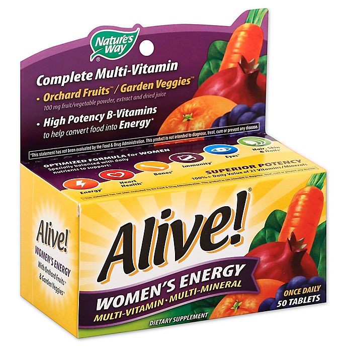 Alive! 50-Count Womens Energy Multivitamin