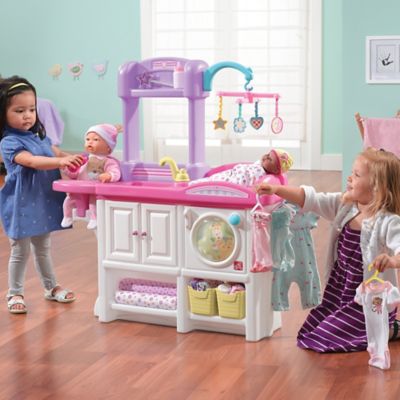 step2 love and care deluxe doll pretend play toddler girls nursery toy playset