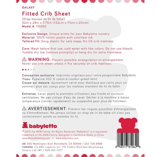 Babyletto Galaxy Fitted Crib Sheet Bed Bath Beyond