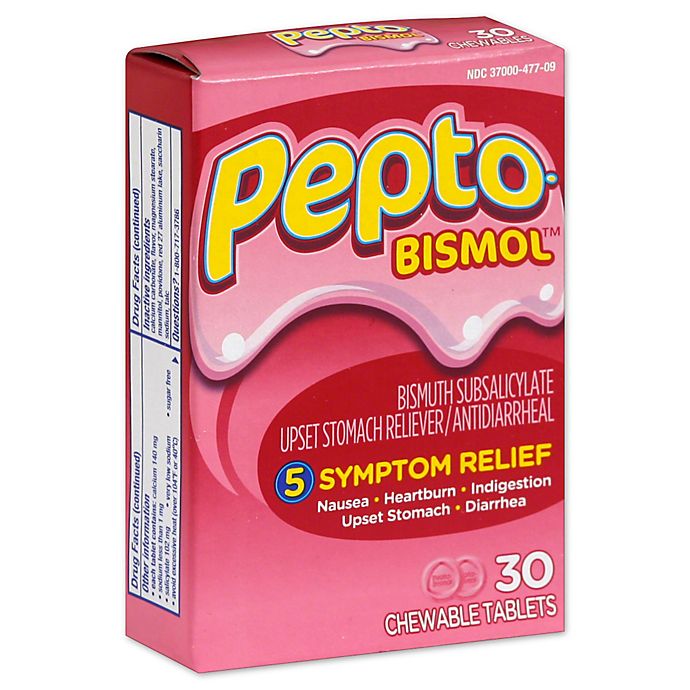 Pepto-Bismol Original 30-Count Chewable Tablets