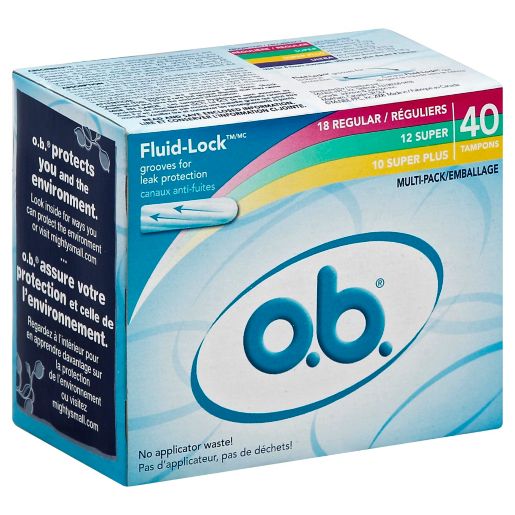 scheren Ondergedompeld Overzicht O.B.® Multi-Pack 40-Count Tampons | Bed Bath & Beyond