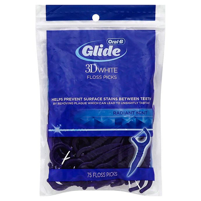 Oral-B Glide 3D White 75-Count Floss Picks in Radiant Mint