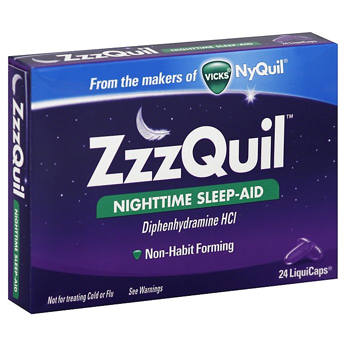 Vicks® ZzzQuil™ Nighttime Sleep-Aid 24-Count LiquiCaps®