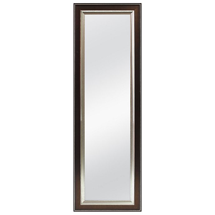 Better Over-the-Door Beaded 17.5-Inch x 53.5-Inch Mirror in Bronze