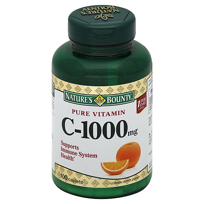 Nature's Bounty 100-Count Pure Vitamin C-1000 mg Caplets