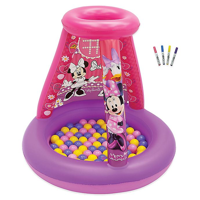 Disney Minnie Mouse Inflatable Playland Ball Pit with 20 Balls Kids Christmas 