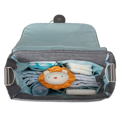 jj cole backpack diaper bag gray heather