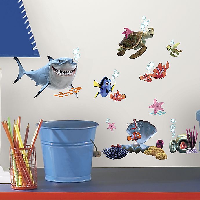 FINDING DORY AND NEMO GIANT WALL DECALS 39" Disney Stickers Kids Bathroom Decor 