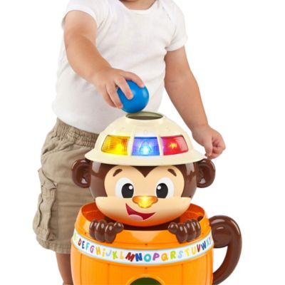 bright starts having a ball monkey