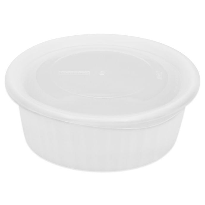 Details about   Corningware French White Round Casserole Bowl 25 F-5-B 1.6 Liter USA No Lid 