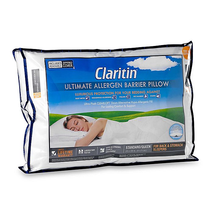 NightComfort Soft Support Front Sleeper Pillow Soft Touch Anti Allergy Cover 