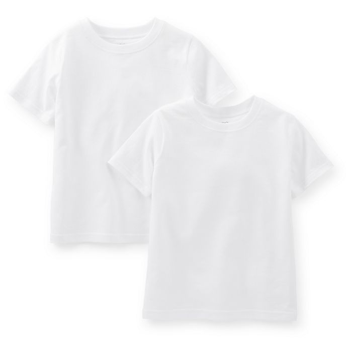 carter's® 2-Pack Cotton Tees in White