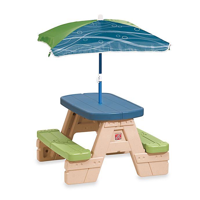 Step2® Sit & Play Picnic Table with Umbrella