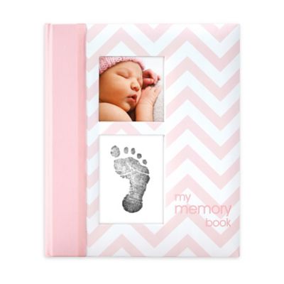 my baby record book pink