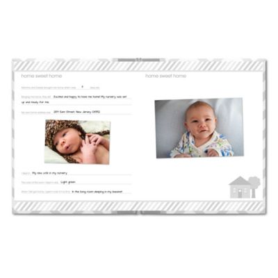pearhead chevron baby memory book