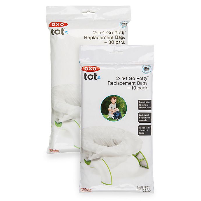 New 70 Pack Pote Plus & Oxo Tot Travel Potty Compatible Disposable Liners 