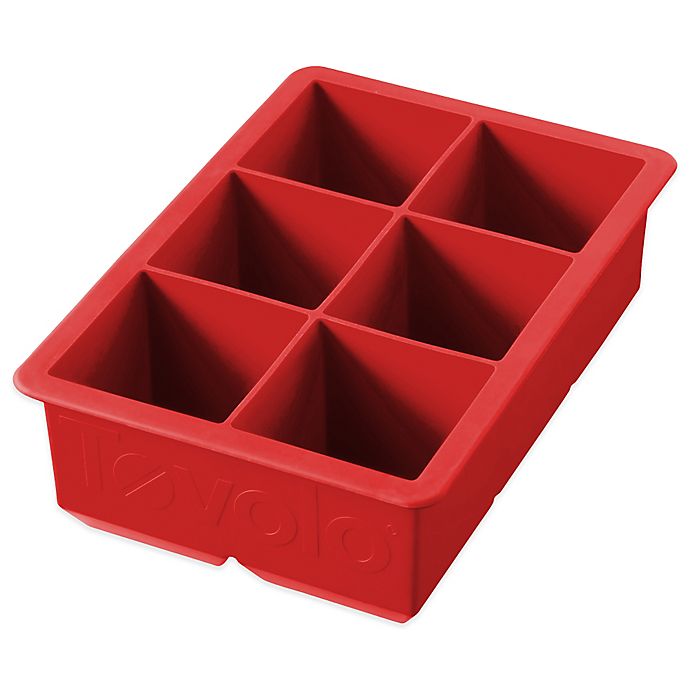 Tovolo® King Cube Silicone Ice Tray in Red