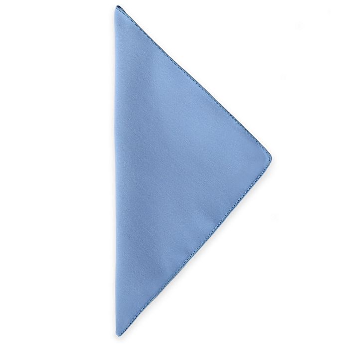 Basic Polyester Napkins in Light Blue (Set of 4)