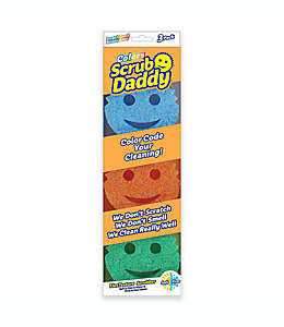 Esponjas de color de mezcla de polímeros Scrub Daddy®, Set de 3
