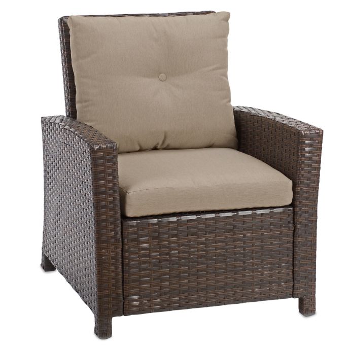 Barrington Wicker Club Chair | Bed Bath & Beyond