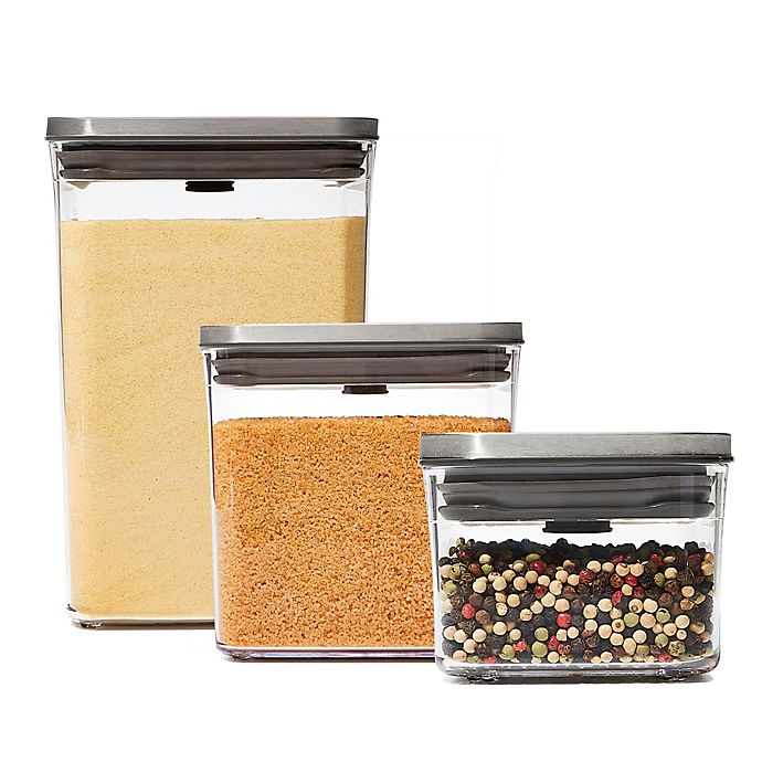 OXO® POP Steel Square Food Container