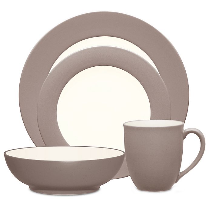 Noritake® Colorwave Rim 4-Piece Place Setting in Clay