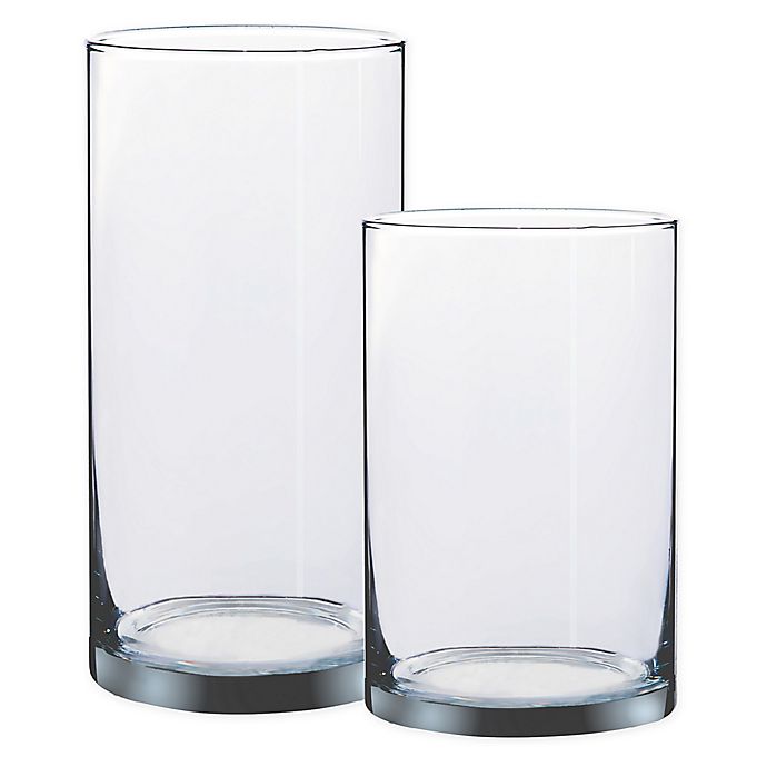 W Home Cylinder Glass Vase