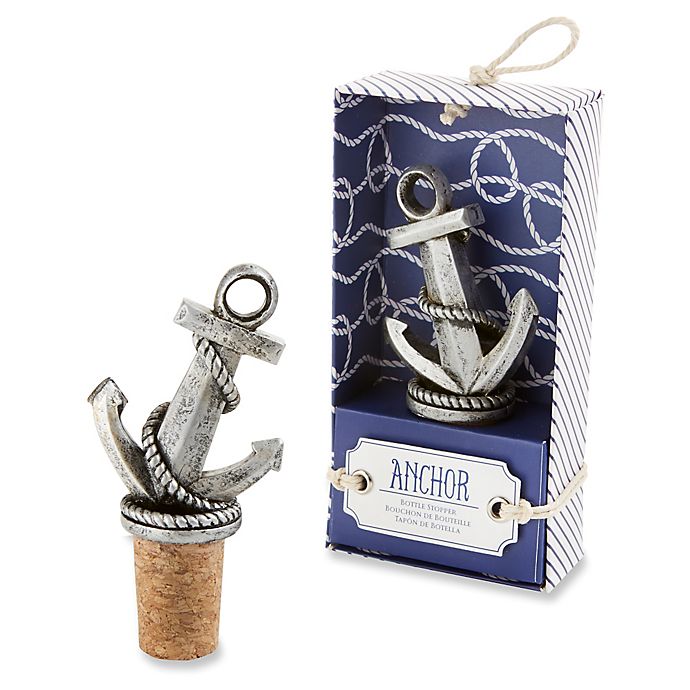 Details about   Navy Anchor Nautical Themed Wine Bottle Stoppers Bridal Shower Wedding Favors 