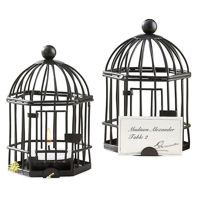 50 x Kate Aspen Inspired Birdcage Tea Light & Place Card Holder Wedding Gift 