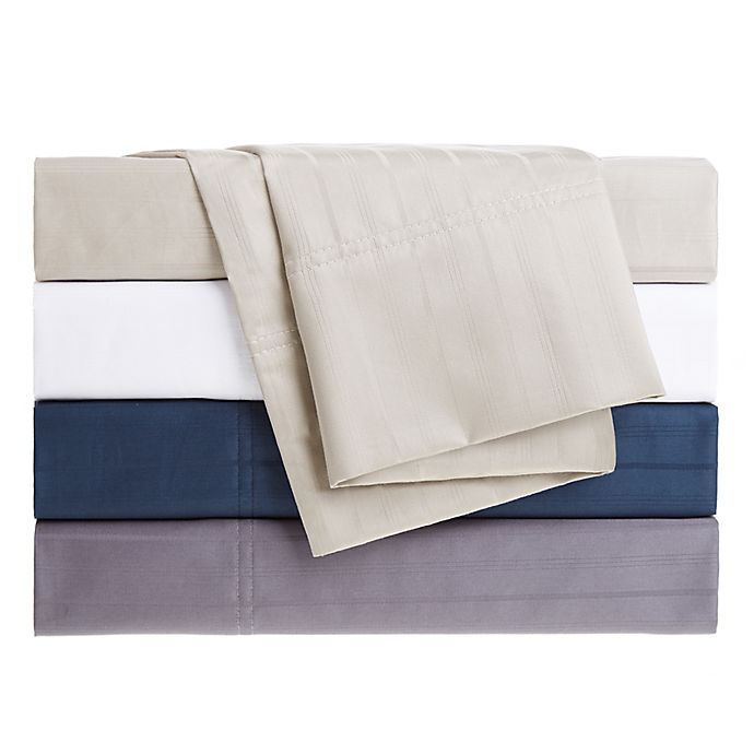 Nestwell™ Egyptian Cotton Sateen Striped 625-Thread-Count Sheet Set