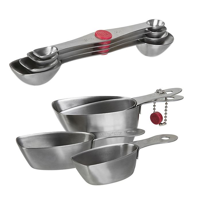 Laxinis world 5 Piece Stackable Measuring Set 1 Details about   Stainless Steel Measuring Cups 