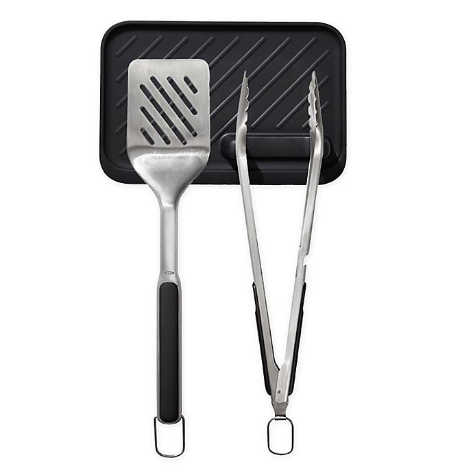 OXO Good Grips® 3-Piece Grilling Utensil and Tool Rest Set