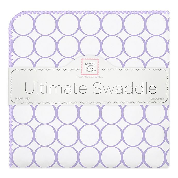SwaddleDesigns® Mod Circles Ultimate Swaddle in Lavender