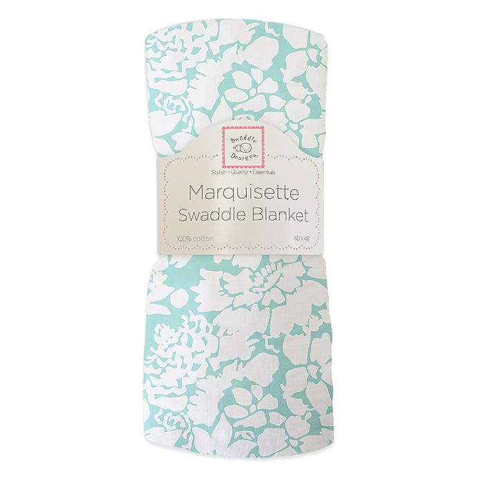 Swaddle Designs® Marquisette Swaddling Blanket in Sea Crystal Lush