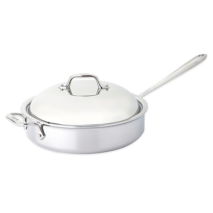 Details about   ALL-CLAD d5 5-Ply Nonstick Polished Stainless Steel 4-QT SAUTE PAN w/ Lid *NEW* 