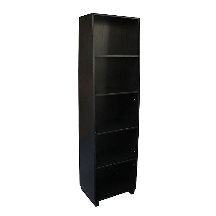 5-Tier Bookcase in Black