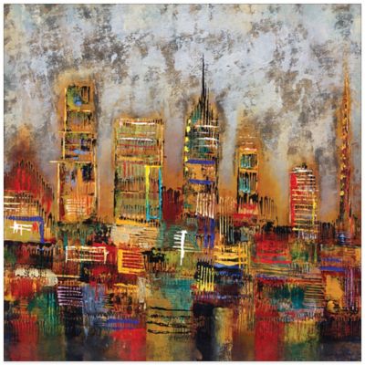 City Lights Canvas Wall Art - Bed Bath & Beyond