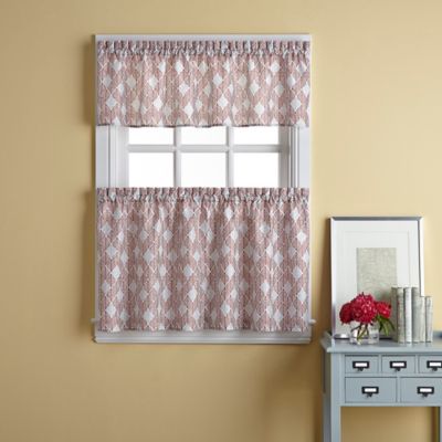 Buy Palmer 36Inch Window Curtain Tier Pair in Spice from Bed Bath  Beyond