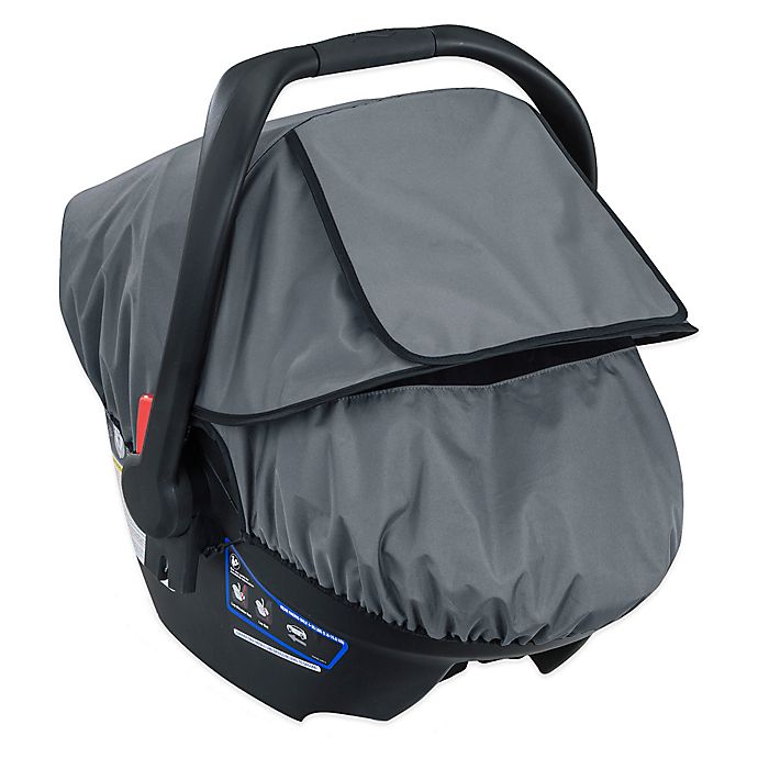 Britax B Covered All Weather Car Seat Cover In Grey Baby - Baby Rain Cover For Car Seat