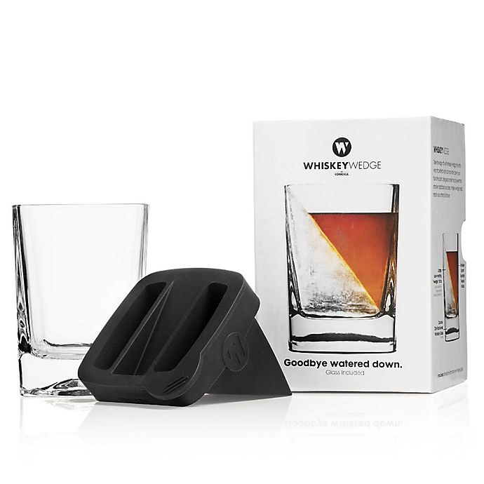 Corkcicle® Whiskey Wedge with Glass