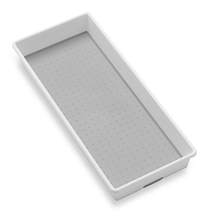 madesmart® 6-Inch x 15-Inch Drawer Organizer in White/Grey
