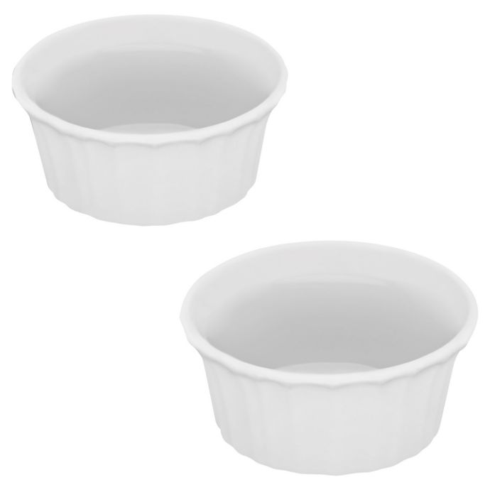 Dining & Serving Bowls Home & Living Ribbed French White set of 2 ...